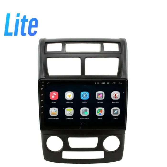 Магнитола для Kia Sportage 2 2007-2010 с климат-контролем Parafar на Андроид 10.0 PF536Lite