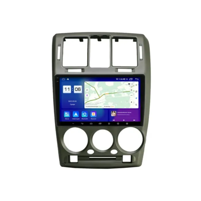 Магнитола для Hyundai Getz 2002-2011 Parafar (cо встроенным модулем для подключения камер 360) на Андроид 13.0 PF109U2K360