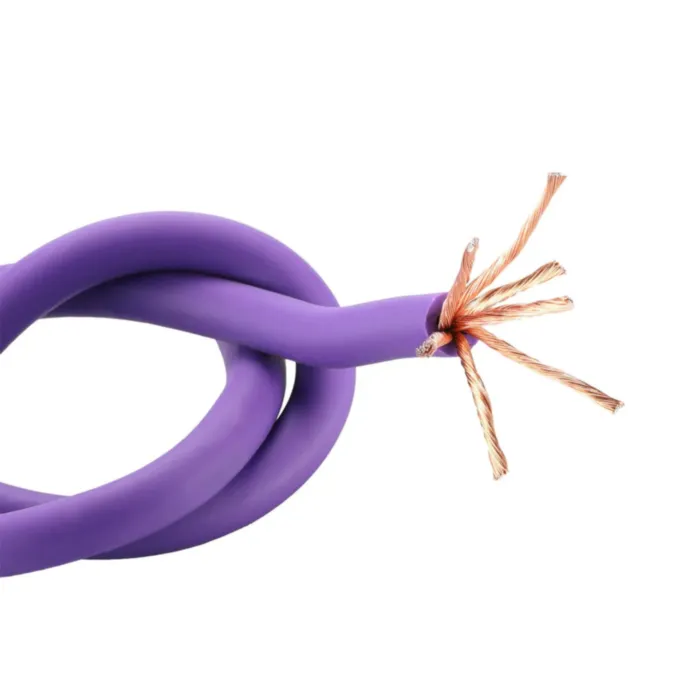 DL Audio Barracuda Power Cable 8 Ga Purple