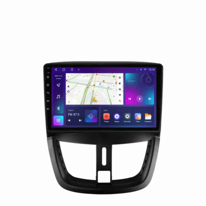 Магнитола для Peugeot 207 2006-2015 Parafar (cо встроенным модулем для подключения камер 360) на Андроид 13.0 PF573LUX1RNP360