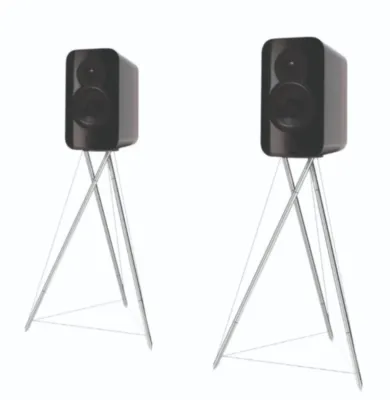 Q-Acoustics Concept 300 (QA2730) Gloss Black &amp; Rosewood