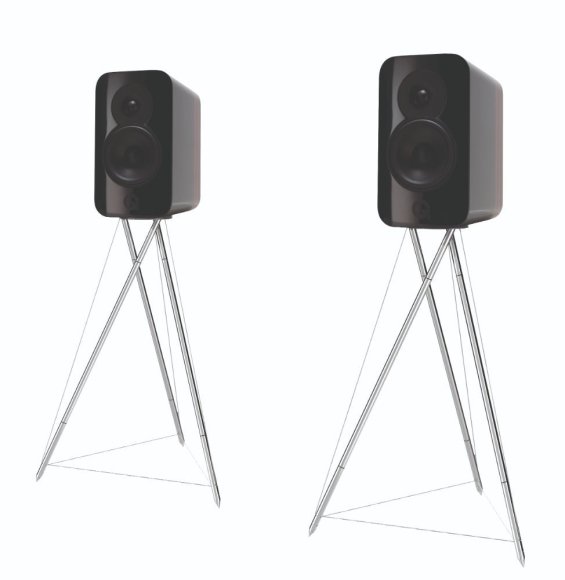 Q-Acoustics Concept 300 (QA2730) Gloss Black & Rosewood