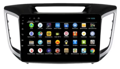 Магнитола для Hyundai Creta 2016+ Parafar (cо встроенным модулем для подключения камер 360) на Андроид 13 PF407XHD360