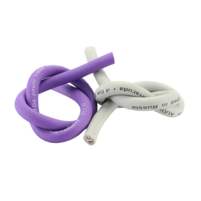 DL Audio Barracuda Power Cable 4 Ga Gray