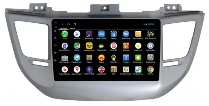 Магнитола для Hyundai Tucson 2016-2018 Parafar (cо встроенным модулем для подключения камер 360) на Андроид 13 PF546XHD360