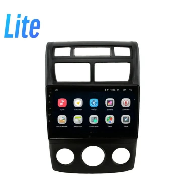 Магнитола для Kia Sportage 2 2007-2010 с кондиционером Parafar на Андроид 10.0 PF536-ACLite