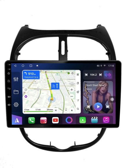 FarCar s500 Plus для Peugeot 206 на Android (BM778M)