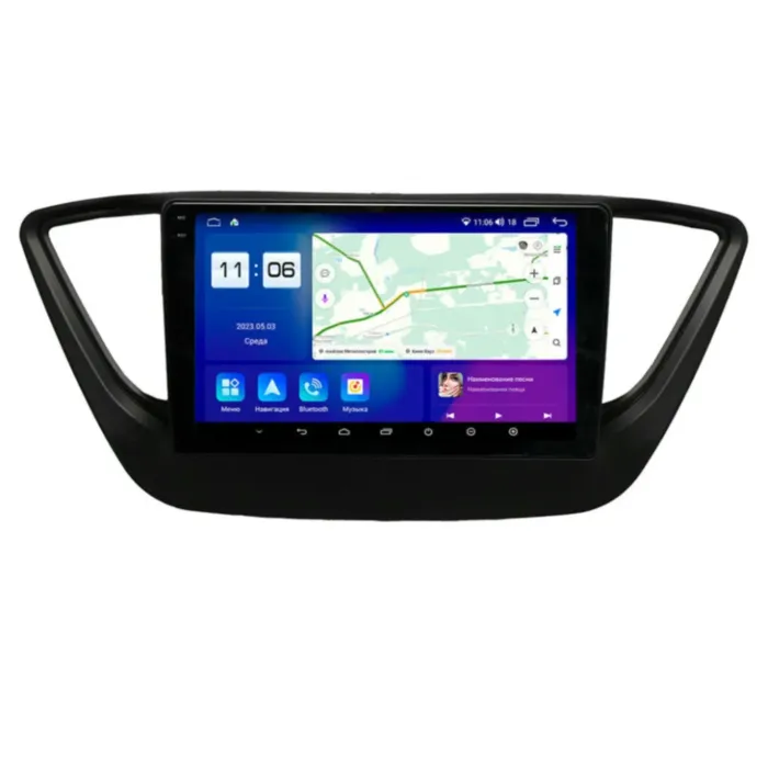 Магнитола для Hyundai Solaris 2017-2021 Parafar на Андроид 13.0 PF766T2U2K