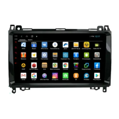 Магнитола для Mercedes B200 / Vito / Viano / B класс / Sprinter / Crafter B200 Parafar глянцевая на Андроид 13.0 PF068T1LUX1XHD