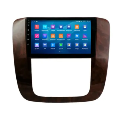Магнитола для Chevrolet Silverado/Tahoe 2007-2014 дерево Parafar (cо встроенным модулем для подключения камер 360) на Андроид 13.0 PF041T1LUX1XHD360