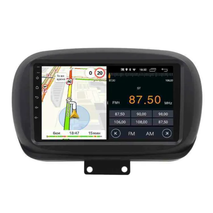 Магнитола для Fiat 500x 2014+ Parafar на Андроид 14.0 PF600KHD