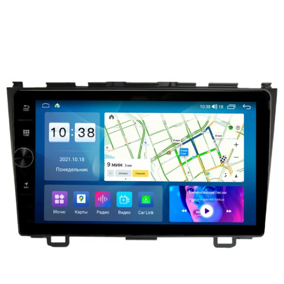 Магнитола для Honda CR-V 3 2006-2011 Parafar на Андроид 12.0 PF978FHDAV