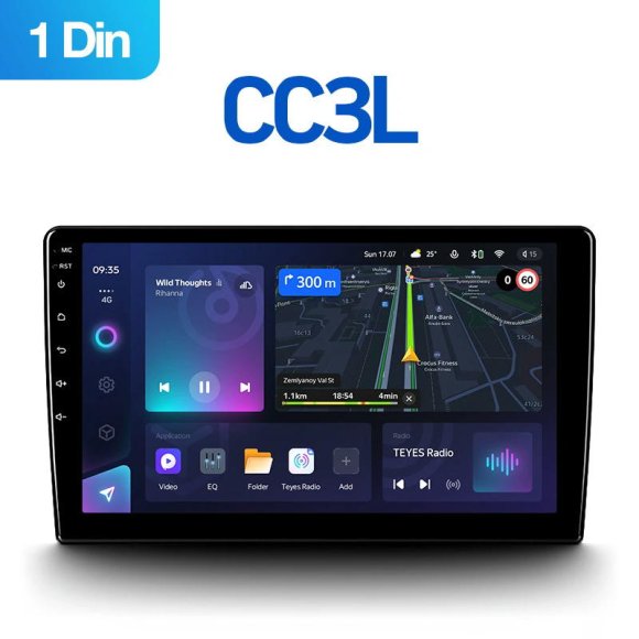TEYES CC3L 1Din | 9" | 4/64 Gb