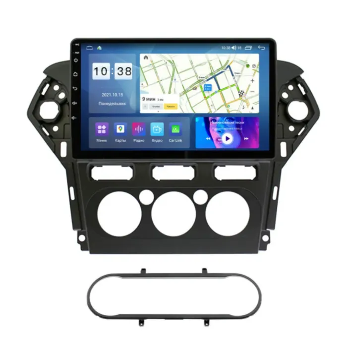 Магнитола для Ford Mondeo 2010-2015 без Navi Parafar на Андроид 12.0 PF145LUX1RGu