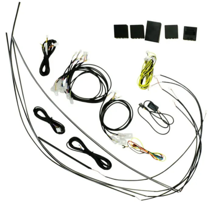 Контурная подсветка тонированная LED Parafar RGB в салон авто 18 в 1 (PFvcl18rt2)