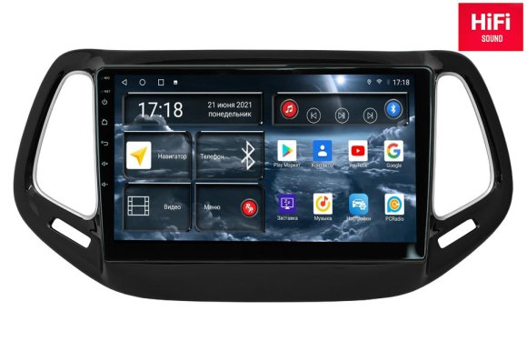 RedPower 75315 Hi-Fi для Jeep Compass 2-поколение с маленьким дисплеем (09.2016-н.в)