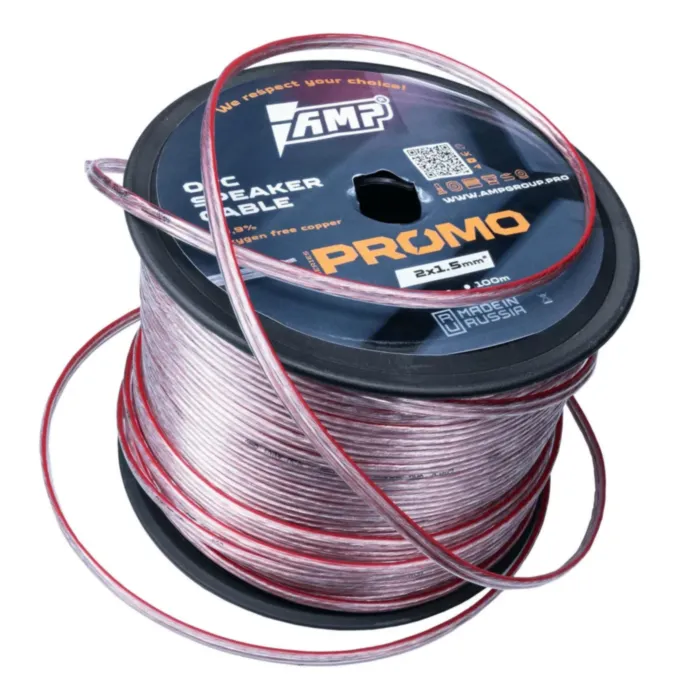 AMP PROMO 2х1.5 OFC (100м) Медь 100%