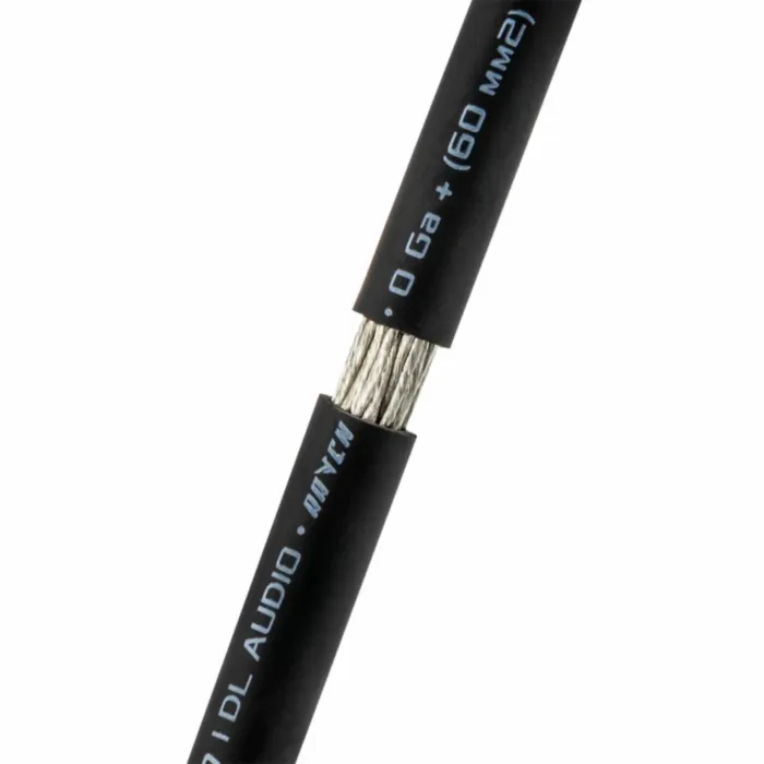 DL Audio Raven Power Cable 0 Ga Black