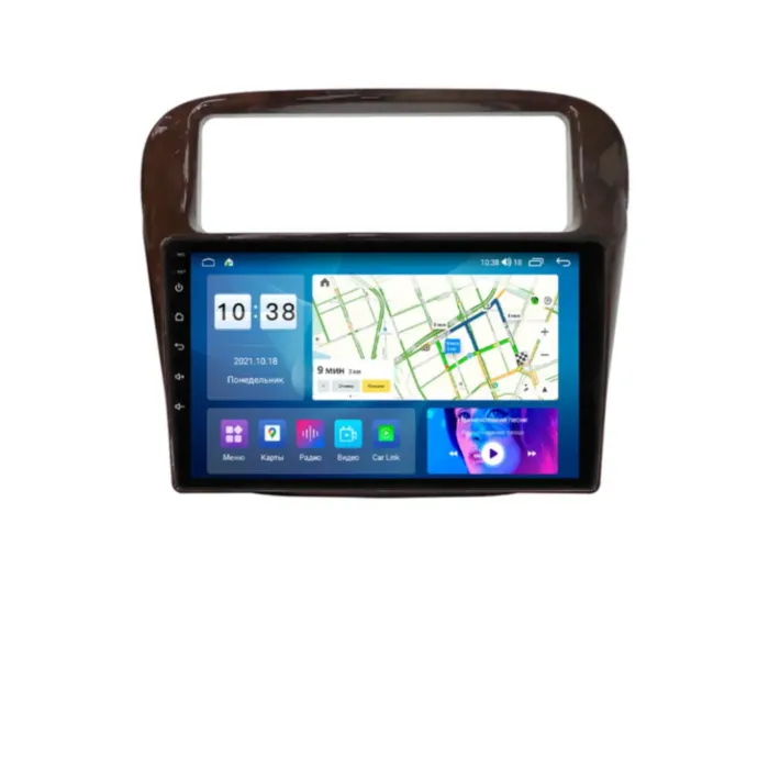 Магнитола для Honda Odyssey 1995-1998 Дерево Parafar на Андроид 13.0 PF494LUX1UHD