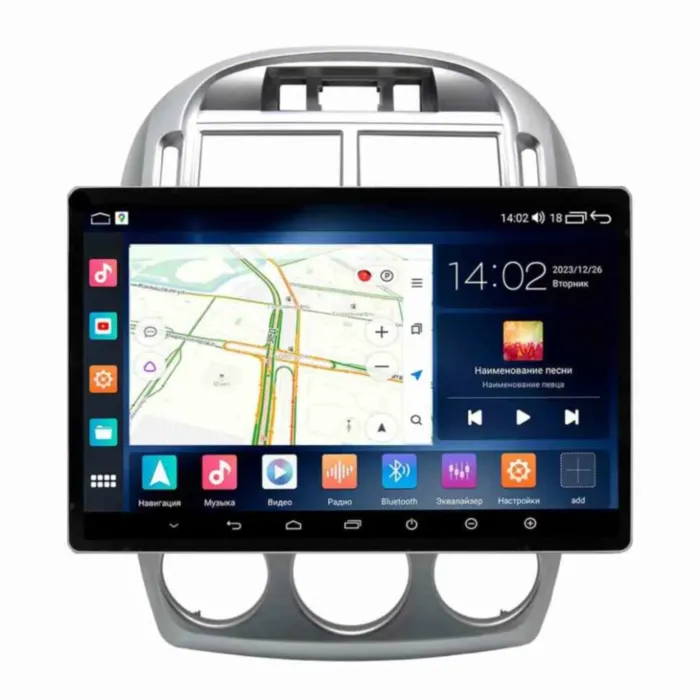 Магнитола для Kia Cerato Hatchback LD 2004-2006 без климат-контроля Parafar (cо встроенным модулем для подключения камер 360) на Андроид 13.0 PF278T2LUX113u2kAIR360