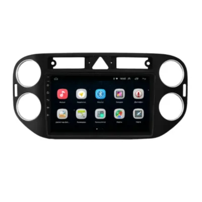 Магнитола для Volkswagen Tiguan 2007-2018 цвет Черный Parafar на Андроид 10.0 PF488T1LUX1Lite