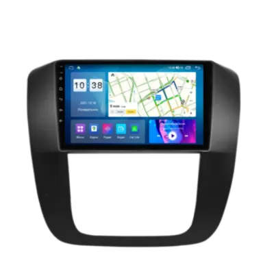 Магнитола для Chevrolet Silverado, Tahoe 2007-2014 черная мат Parafar (cо встроенным модулем для подключения камер 360) на Андроид 13 PF041T2LUX1XHD360