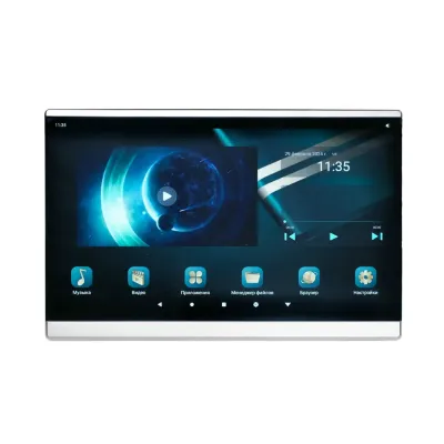 Монитор на подголовник 13.3&quot;, 1920*1080 Parafar на Андроид 11.0 4G, 4+64Гб PFTech133N4G4/64