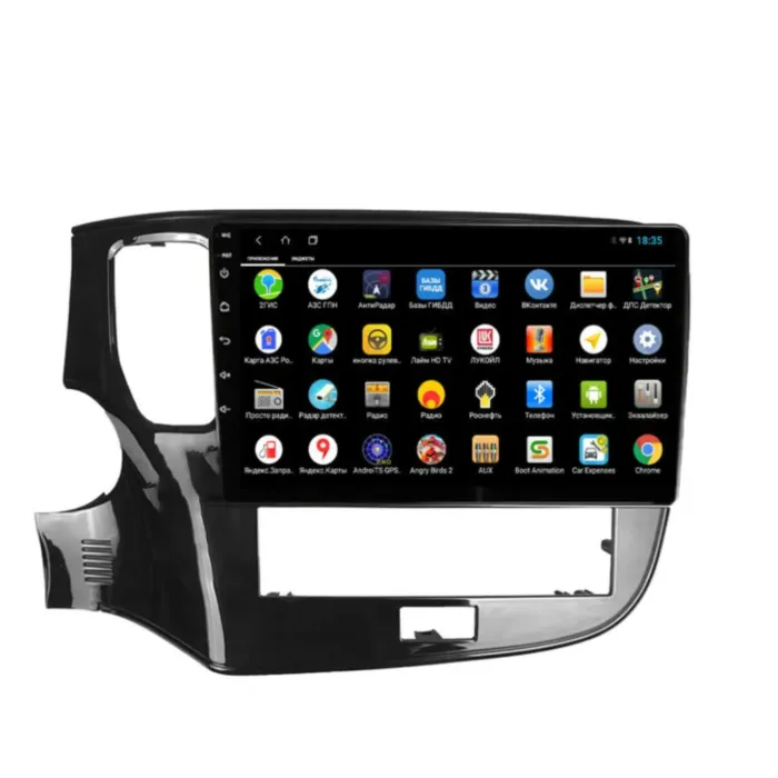 Магнитола для Mitsubishi Outlander 2021+ Parafar (cо встроенным модулем для подключения камер 360) на Андроид 13 PF229XHD360