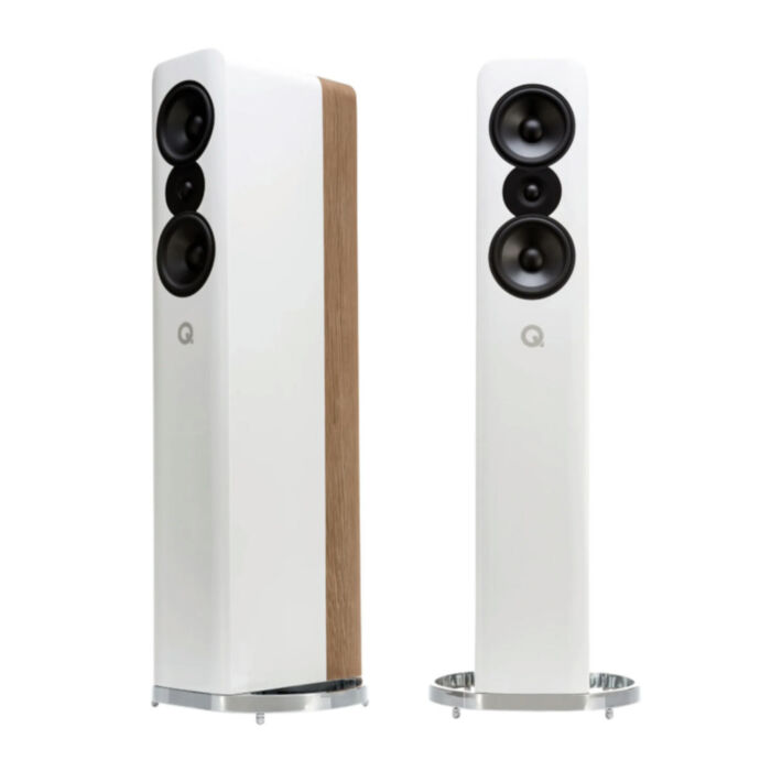 Q Acoustics Concept 500 Gloss White/Light Oak