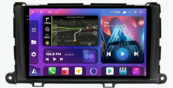 FarCar s400 2K для Toyota Sienna на Android (XXL3006M)