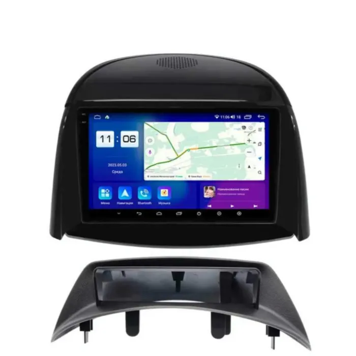 Магнитола для Renault Koleos 2008-2016 Parafar (cо встроенным модулем для подключения камер 360) на Андроид 13.0 PF484U2K360