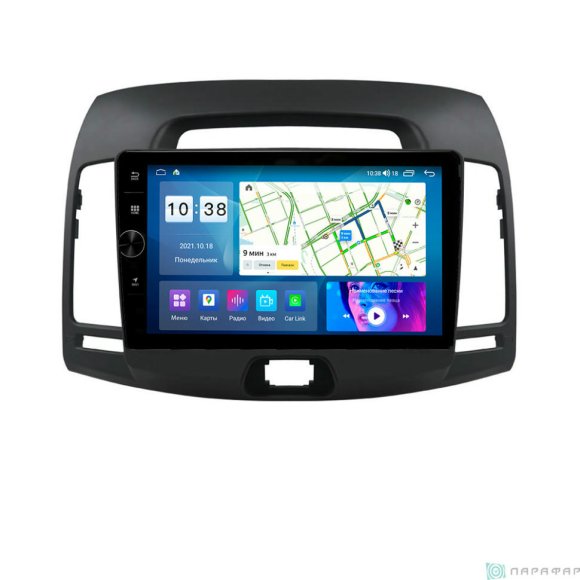 Магнитола для Hyundai Elantra Old 2006-2011 Parafar на Андроид 12.0 PF980FHDAV
