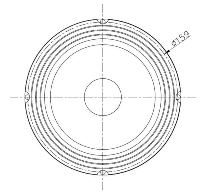 AMP MASS FR65(4ом) широкополосная