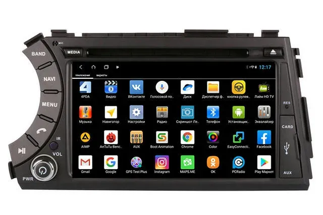 Магнитола для Ssang Yong Kyron 2005-2015 c DVD Parafar на Андроид 13.0 PF160XHDDVD