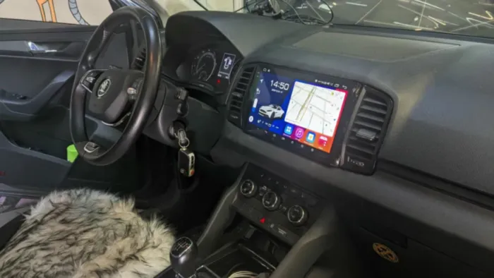 Магнитола для Skoda Kodiaq 2017+, Karoq 2020+ Parafar (cо встроенным модулем для подключения камер 360) на Андроид 13.0 PF953LUX1U2K360