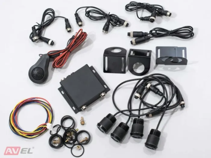 AVEL AVS4711TM(AHD) + AVS407CPR01 + PS-06V + 2 x AVS20CC 4pin